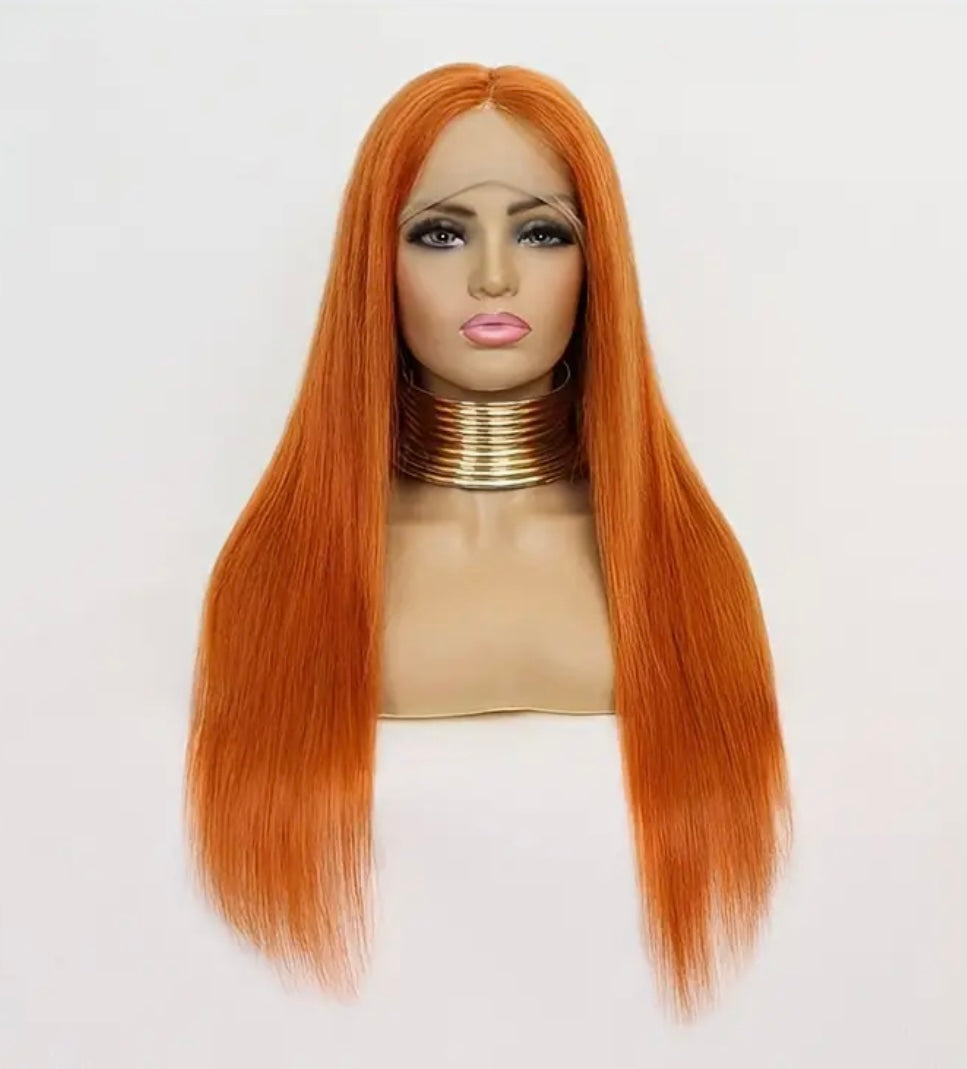 HD- Straight Ginger 13x4 Lace Frontal